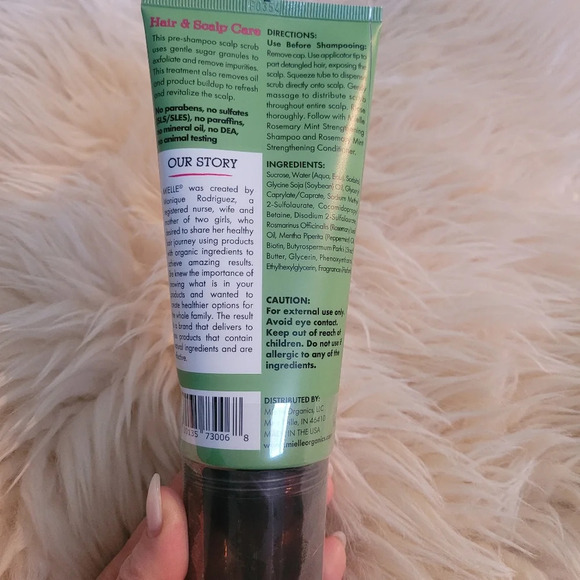 New Mielle Rosemary Mint Clarifying Sugar Scalp Scrub - Picture 2 of 2